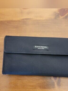 Kate Spade New York Black Foldover Clutch